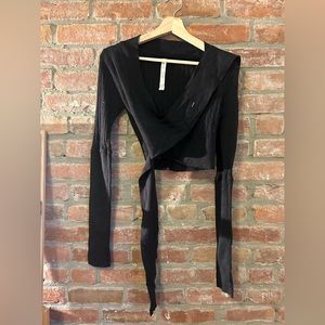 Lululemon black ballet cardigan 🖤